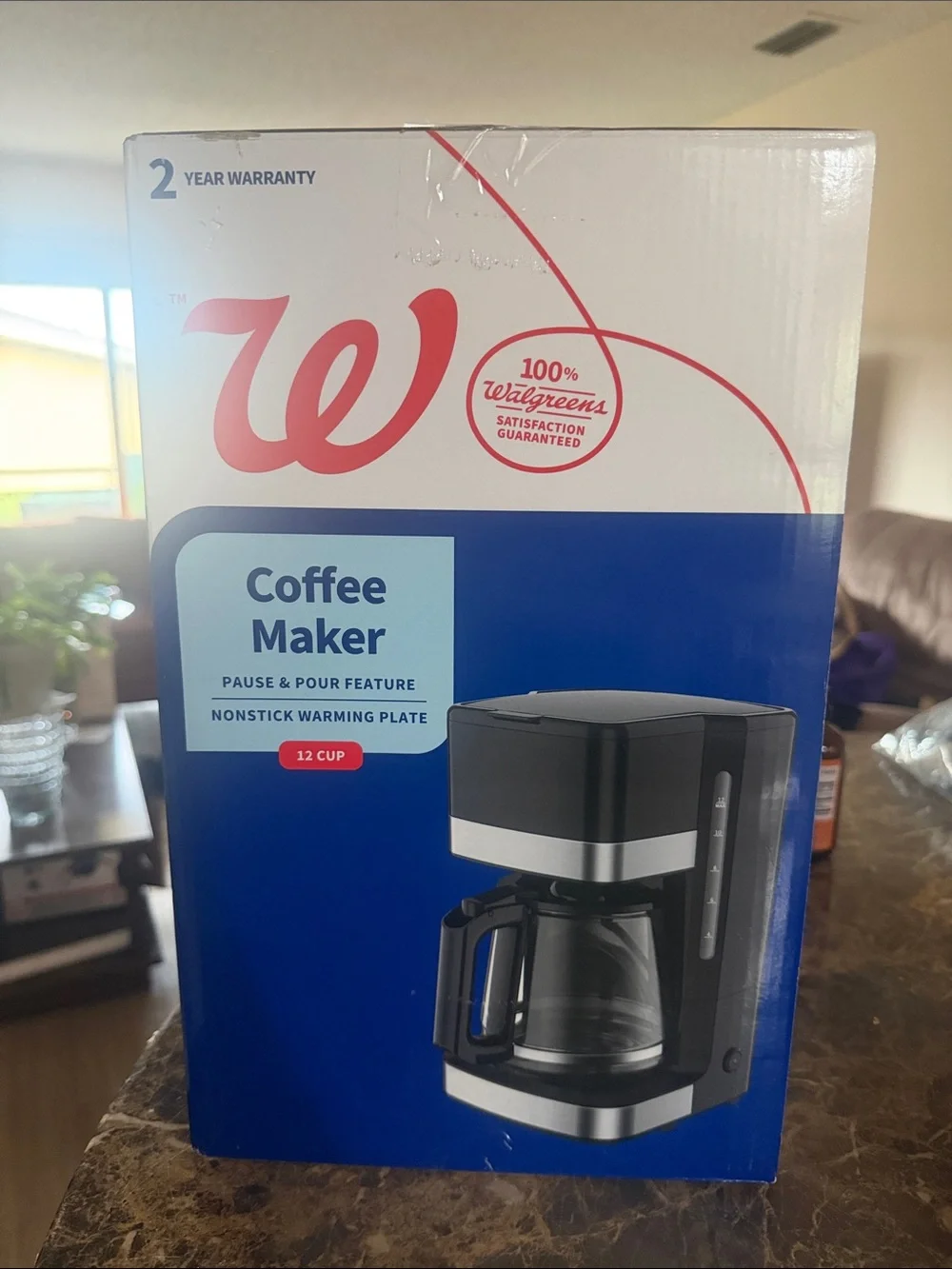 Walgreens Black Coffee Maker - 12-Cup Drip Brewer